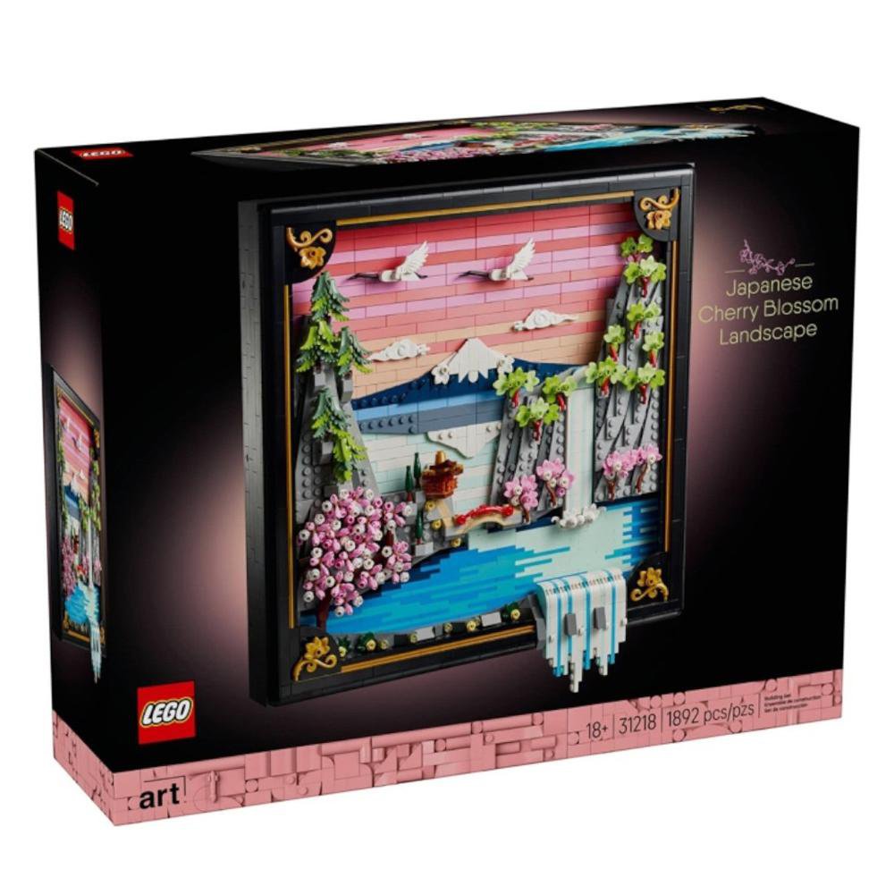 LEGO Art Paisaje Japonés de Cerezos en Flor #31218 de 1892 Piezas