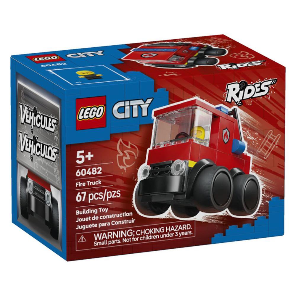 LEGO City Rides Camión de Bomberos #60482 de 67 Piezas