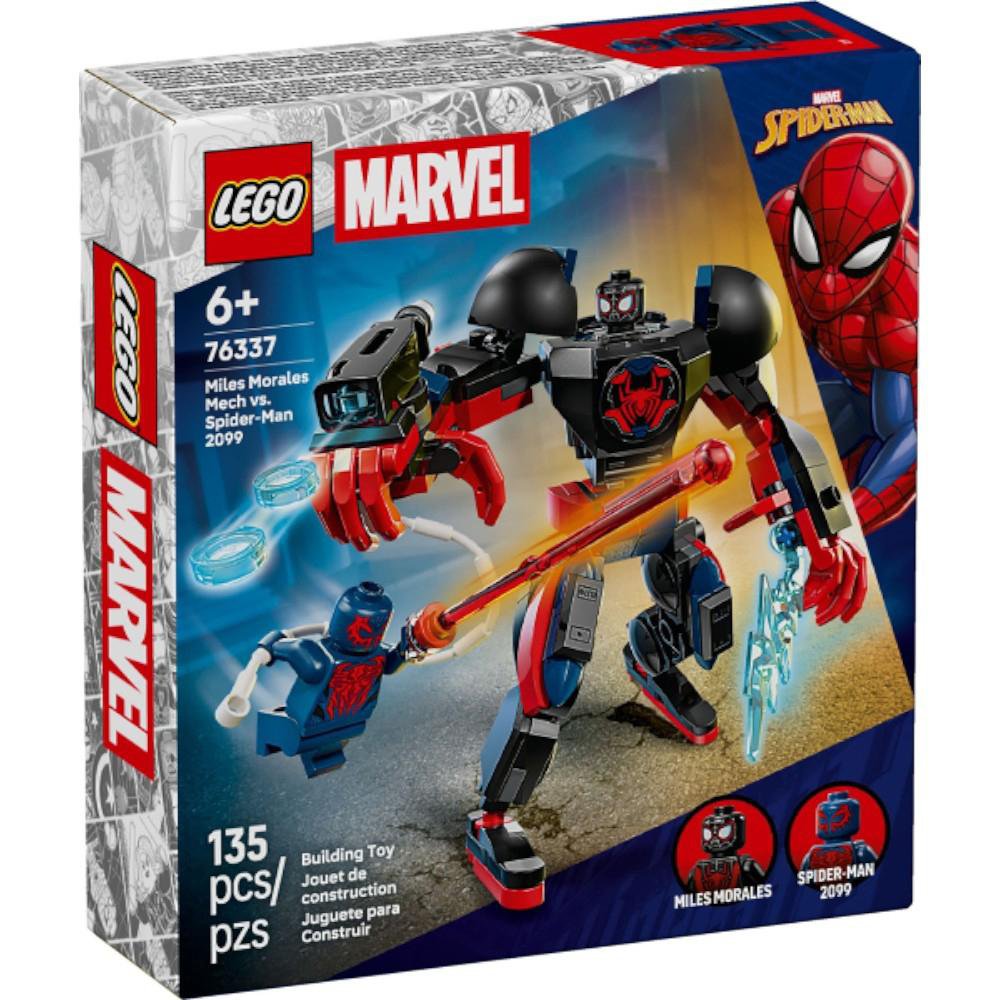 LEGO Marvel Armadura de Miles Morales vs. Spider-Man 2099 #76337 de 135 Piezas