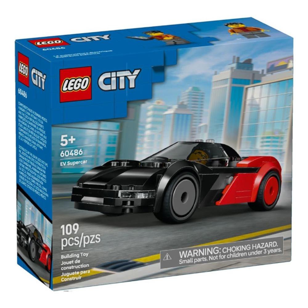 LEGO City Súper Carro Deportivo Eléctrico #60486 de 109 Piezas