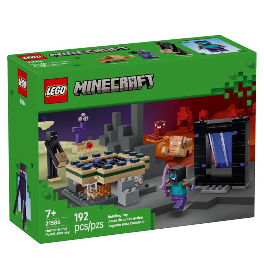 LEGO Minecraft El Viaje por el Nether y el Portal al End #21584 de 192 Piezas