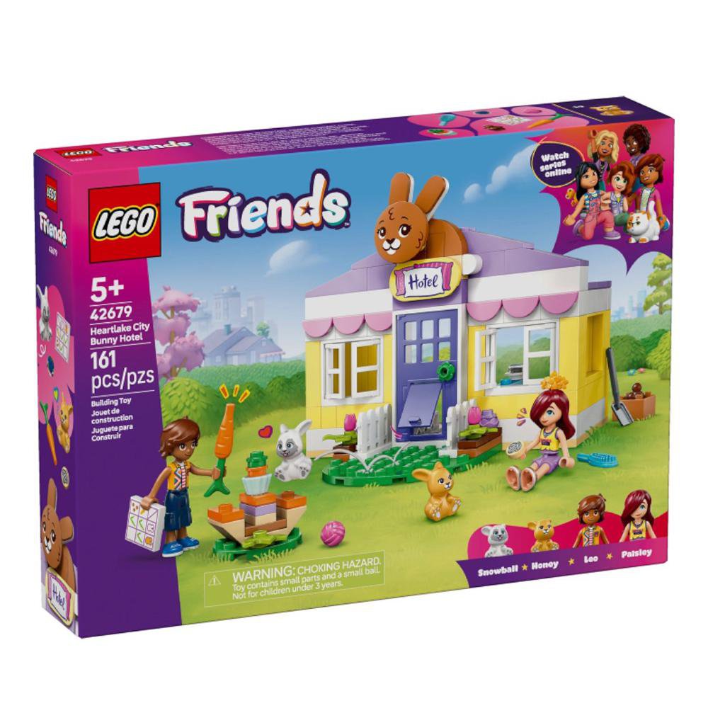 LEGO Friends Hotel de Conejitos de Heartlake City #42679 de 161 Piezas