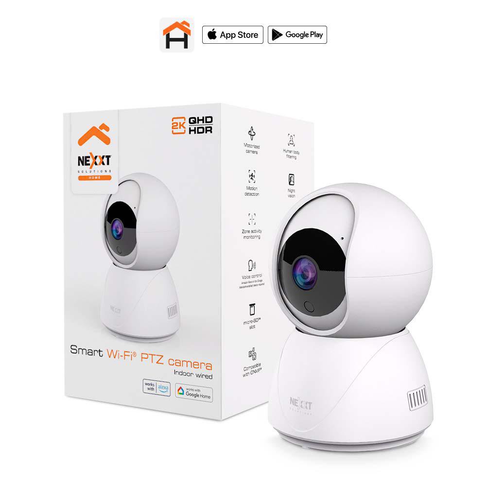 Cámara Inteligente PTZ Motorizada para Interior con WiFi Cámara Inteligente Motorizada Nex…
