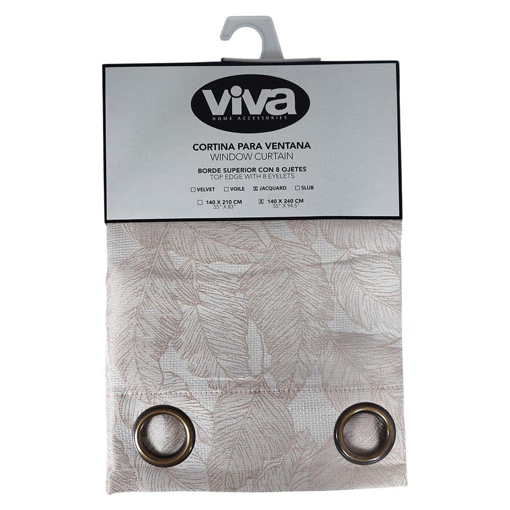Cortina Jacquard de 140 x 240 cm - Varios Colores Linen