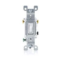 Interruptor 3 Vías Sencillo Blanco - Leviton