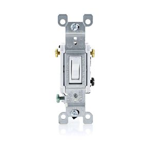 Interruptor 3 Vías Sencillo Blanco - Leviton