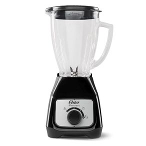 Licuadora Negra Con Vaso De Vidrio 2 Velocidades - Oster