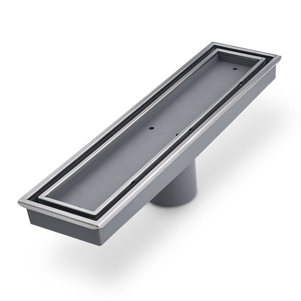 Reposadera Rectangular Veil Tile-In de 12 Plg para Acabado Invisible