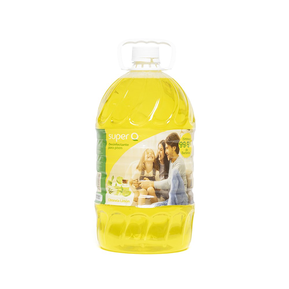 Desinfectante Super-Q para Pisos Aroma Citronela Limón de 1 Gal