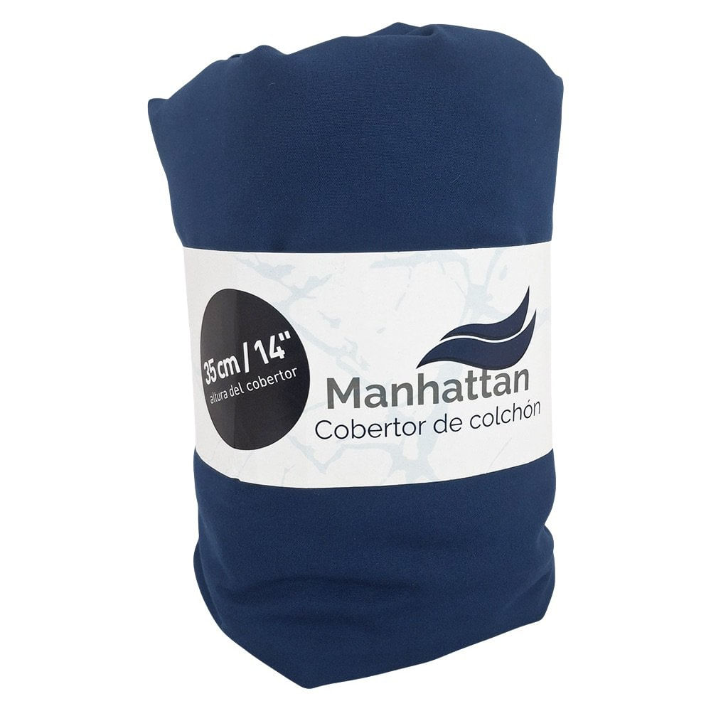 Sábana Cobertora de Microfibra Azul Navy - Varios Tamaños