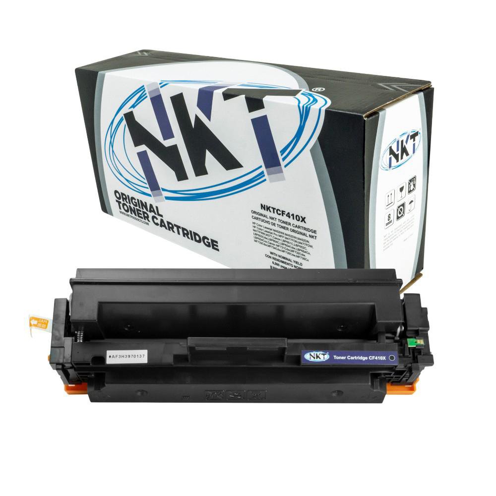 Cartucho de Tóner Láser Negro CF410X CRG-046H Compatible con Impresoras HP y Canon