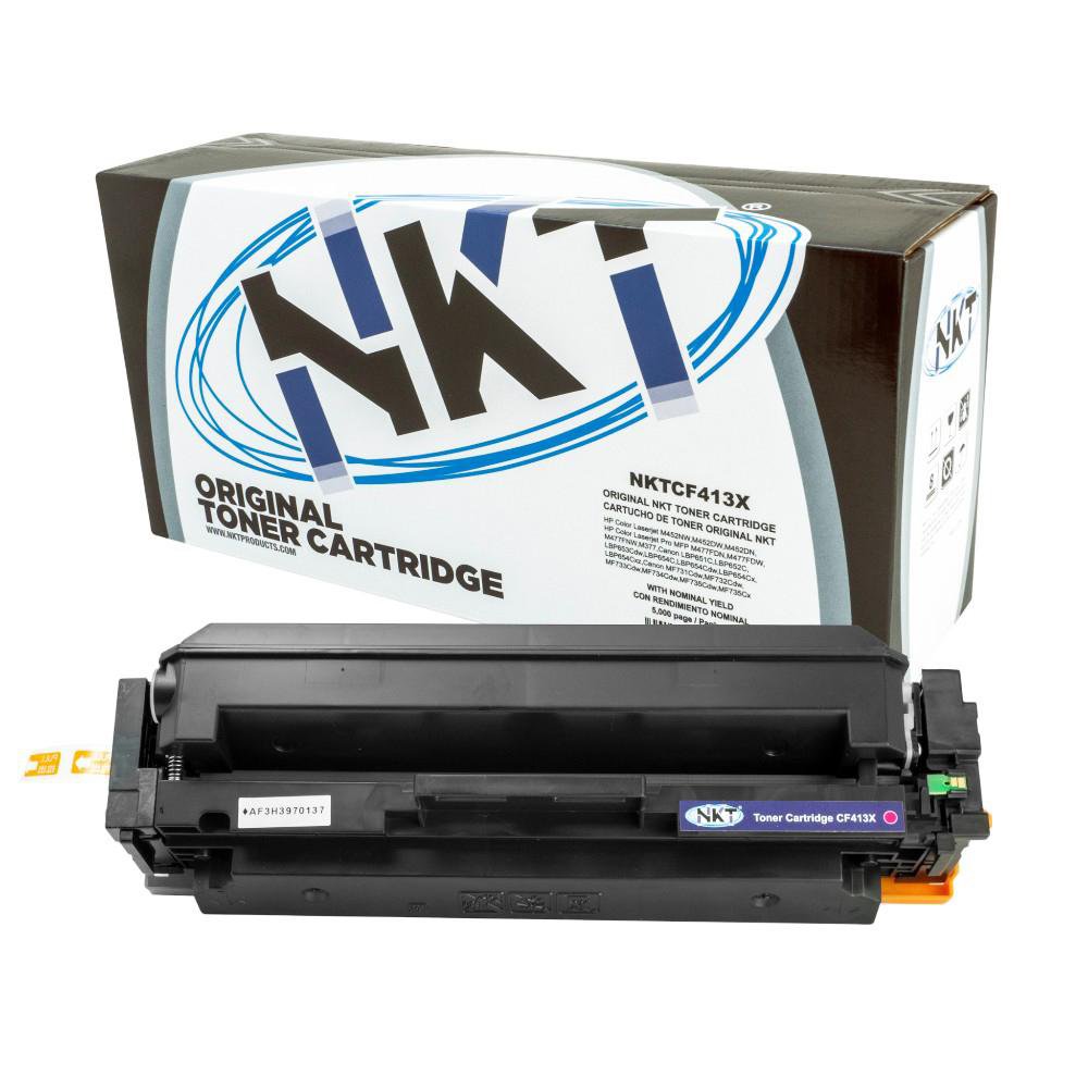 Cartucho de Tóner NKT Compatible HP CF413X y Canon CRG-046H Magenta