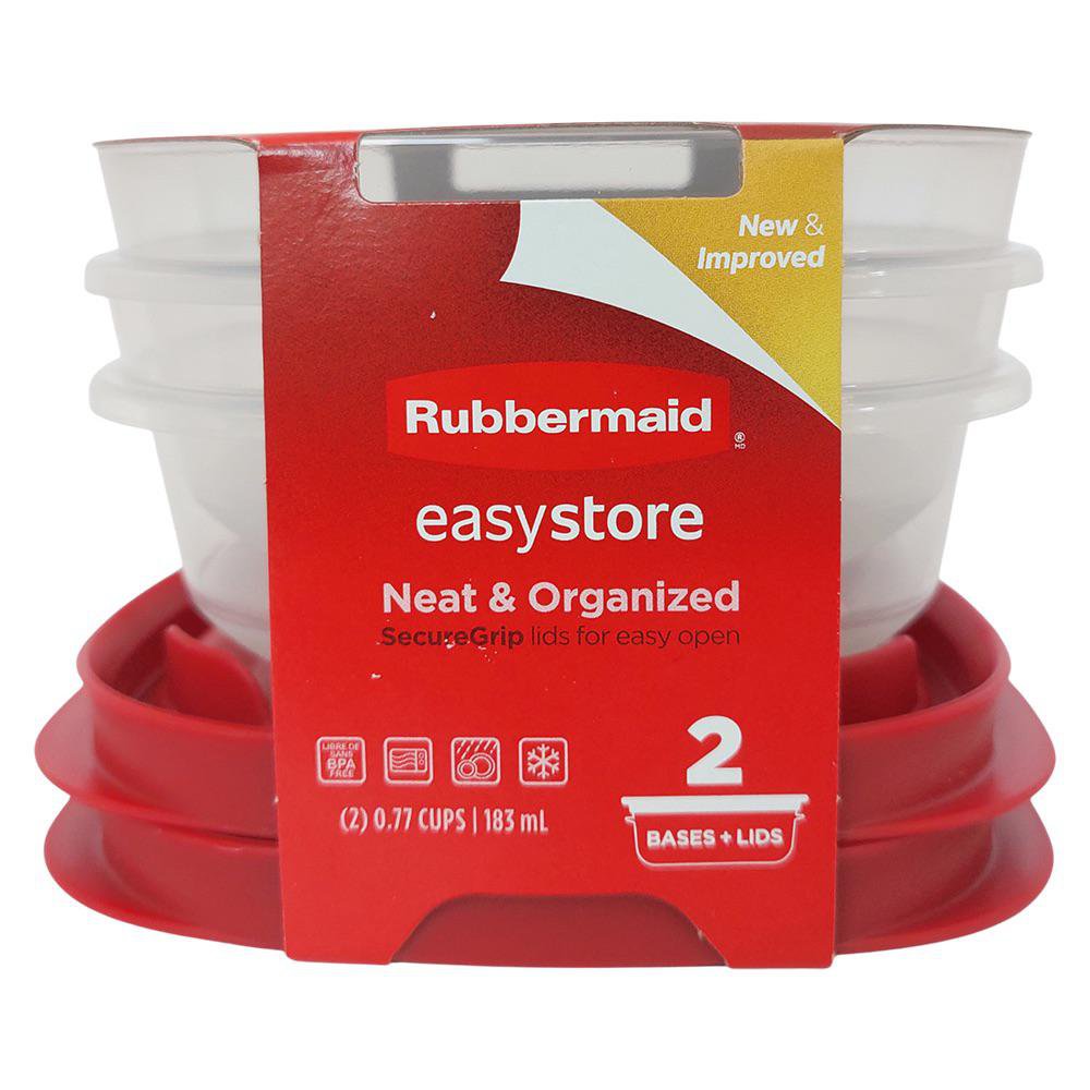 Set de 2 Recipientes Rectangulares Easystore de 183 ml