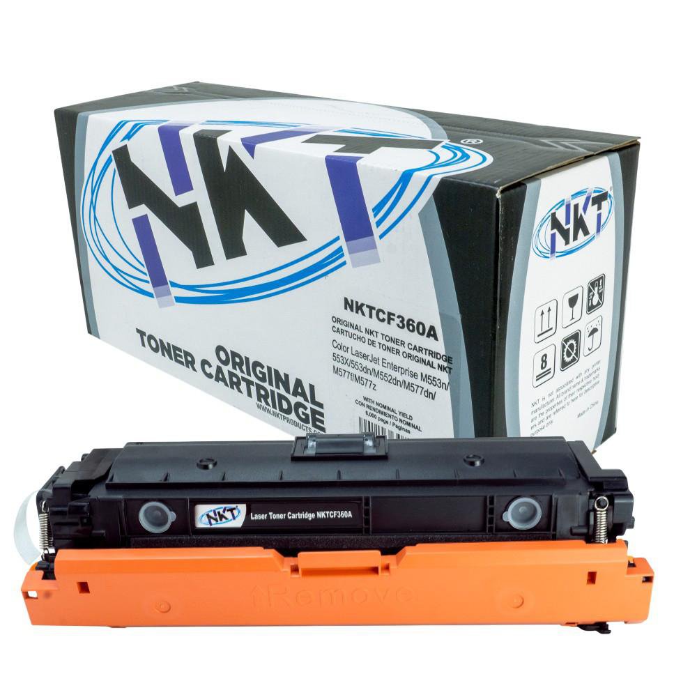 Cartucho de Tóner Láser Negro CF360A 508A Compatible con Impresoras HP LaserJet Pro