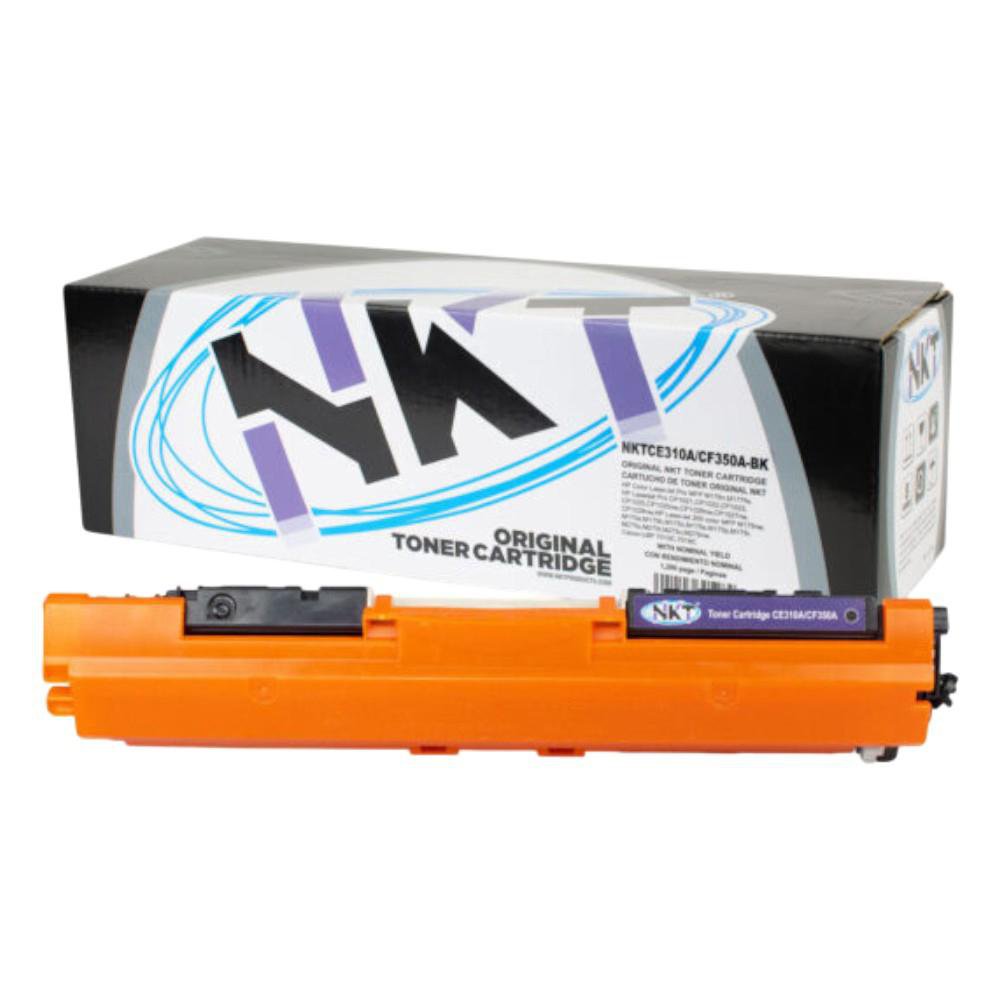 Cartucho de Tóner NKT Compatible HP CF350A y CE310A Negro 1,200 Páginas
