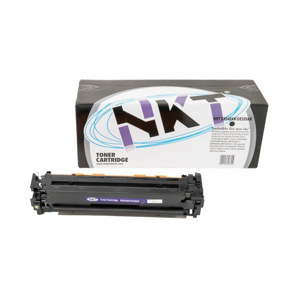 Cartucho de Tóner NKT Compatible HP CE320A y CF210X-B Negro 2,200 Páginas