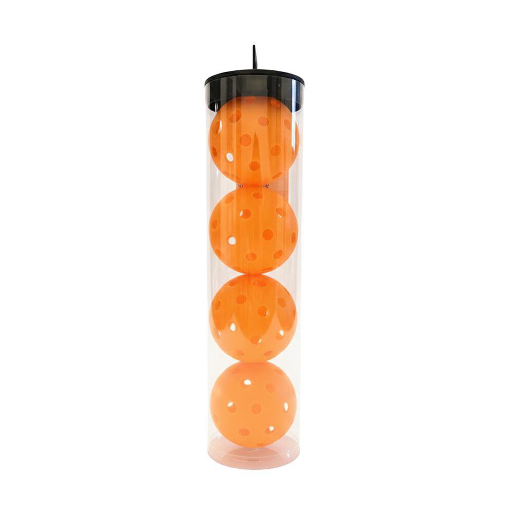 Set de Pelotas para Pickleball 4 Piezas Color Naranja Set de 4 Pelotas para Pickleball Col…