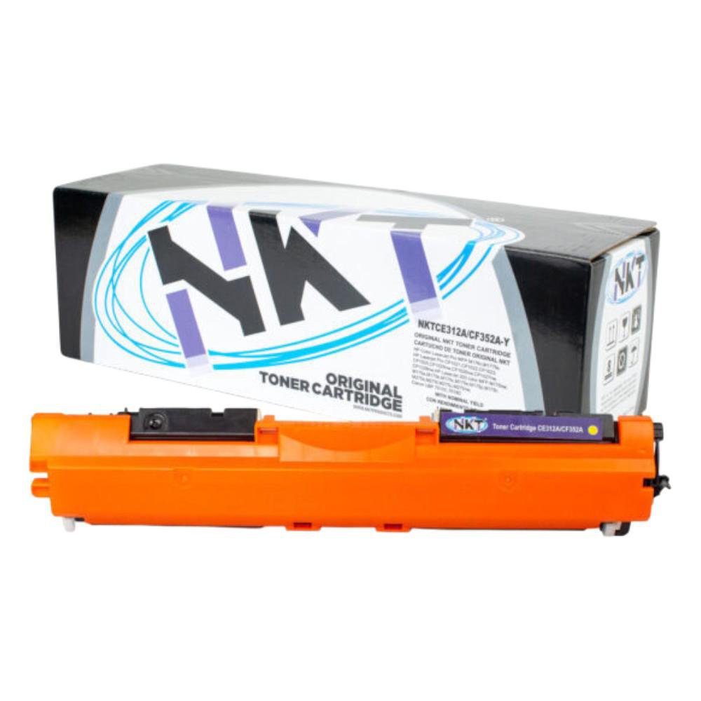 Cartucho de Tóner Láser Amarillo CF352A CE312A Compatible con Impresoras HP y Canon