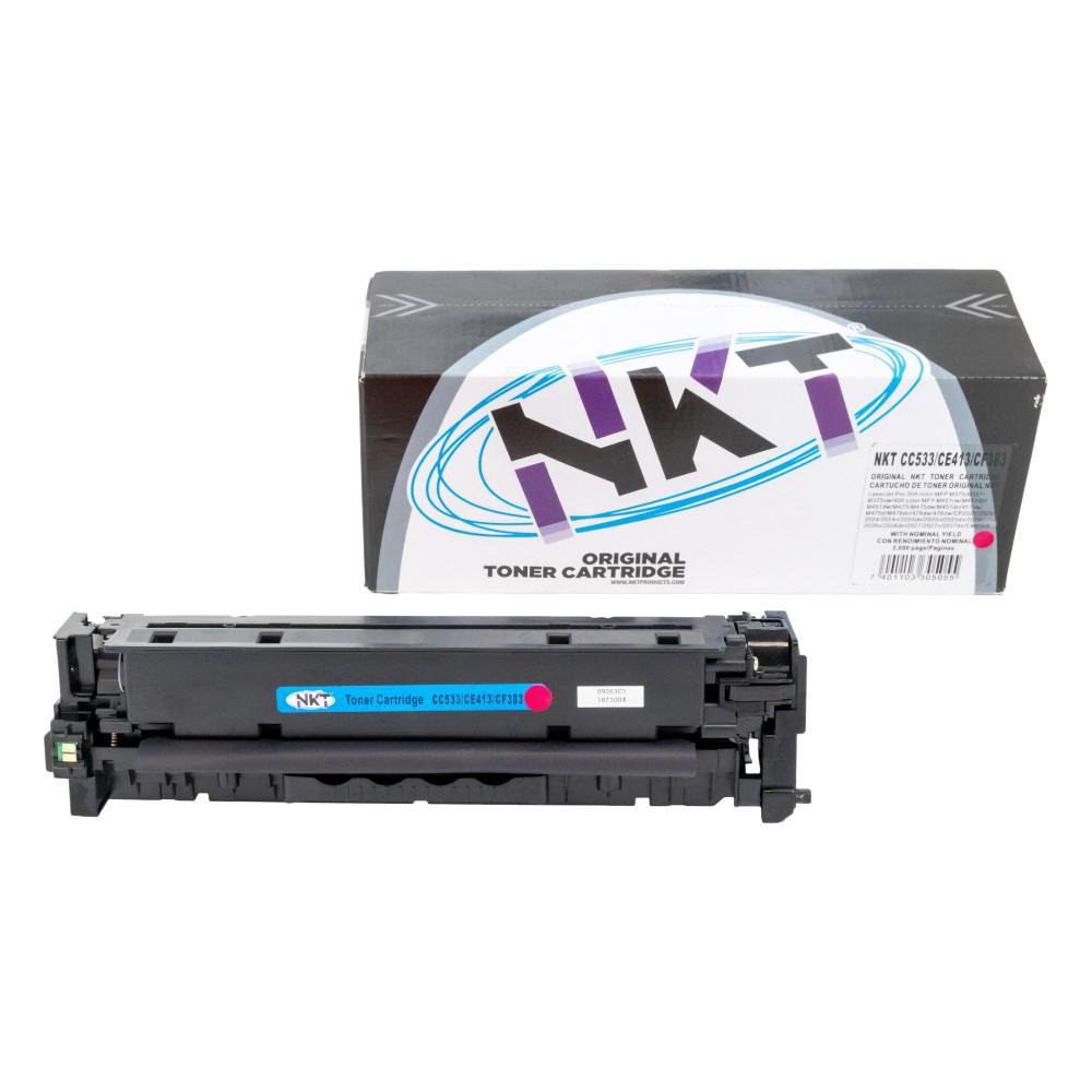 Cartucho de Tóner Láser Magenta CE413A CF383A Compatible con Impresoras HP Color LaserJet