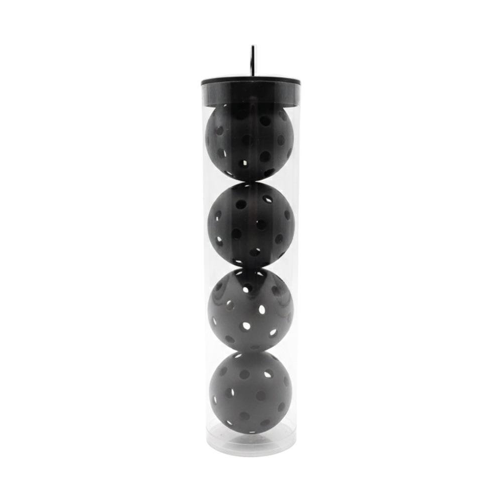 Set de Pelotas para Pickleball 4 Piezas Color Negro Set de 4 Pelotas para Pickleball Color…