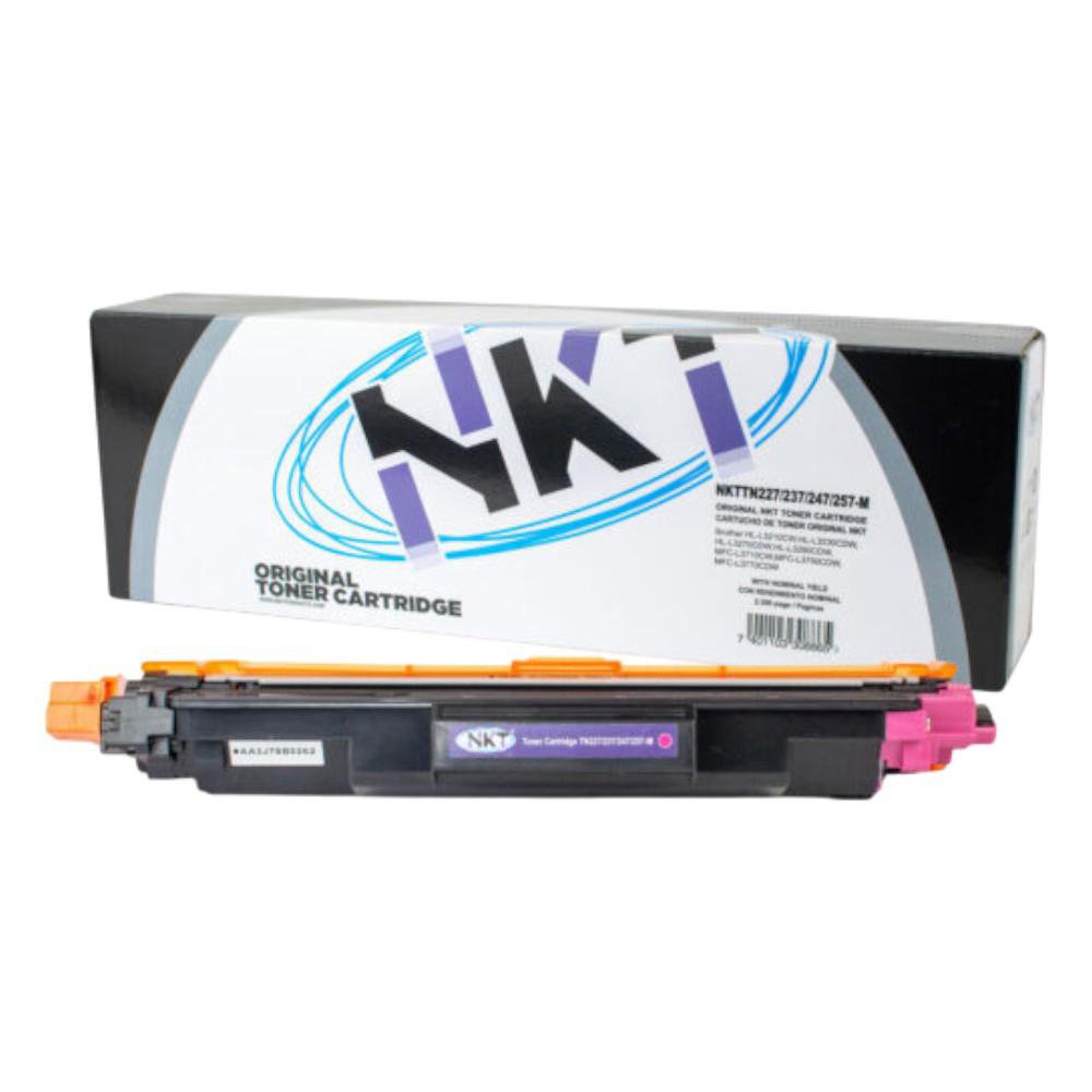 Cartucho de Tóner NKT Compatible Brother TN227/TN237/TN247/TN257 Magenta 2,300 Páginas