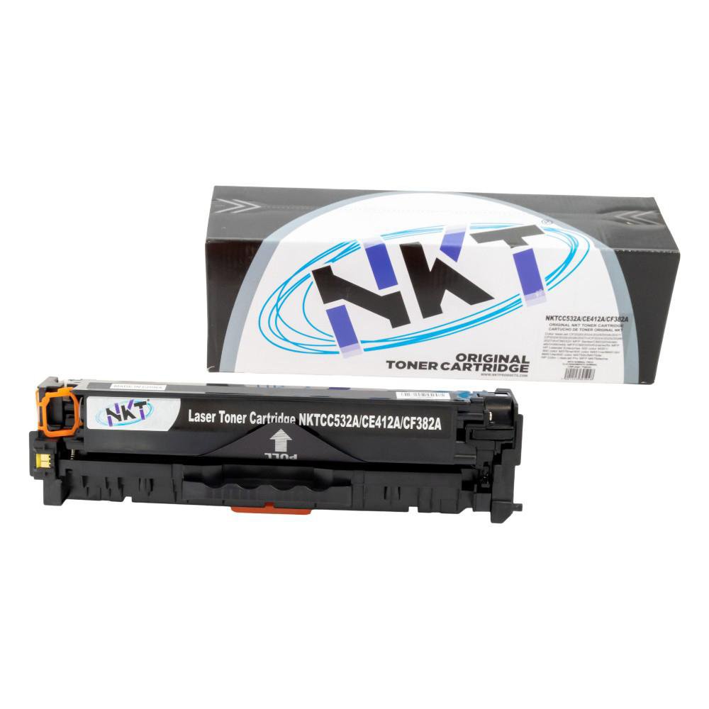 Cartucho de Tóner NKT Compatible HP CE412A y CF382A Amarillo 2,800 Páginas