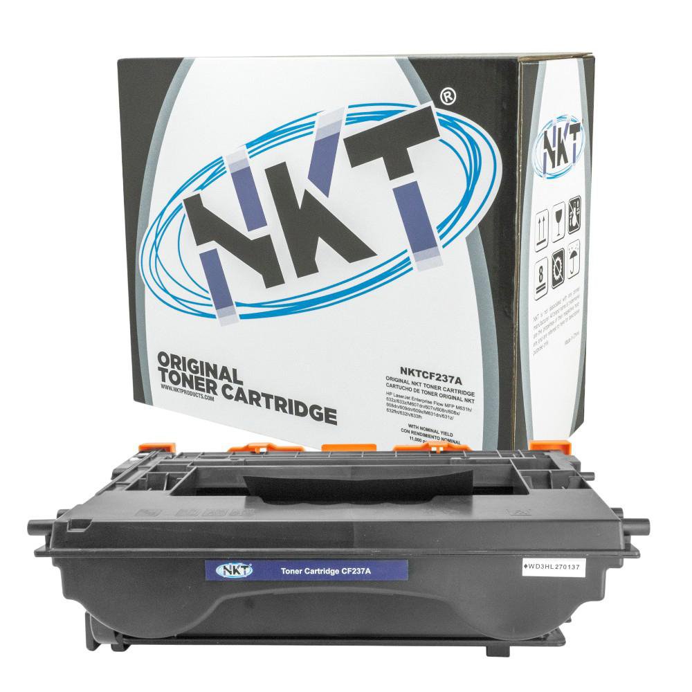 Cartucho de Tóner Láser Negro CF237A 37A Compatible con Impresoras HP LaserJet Enterprise