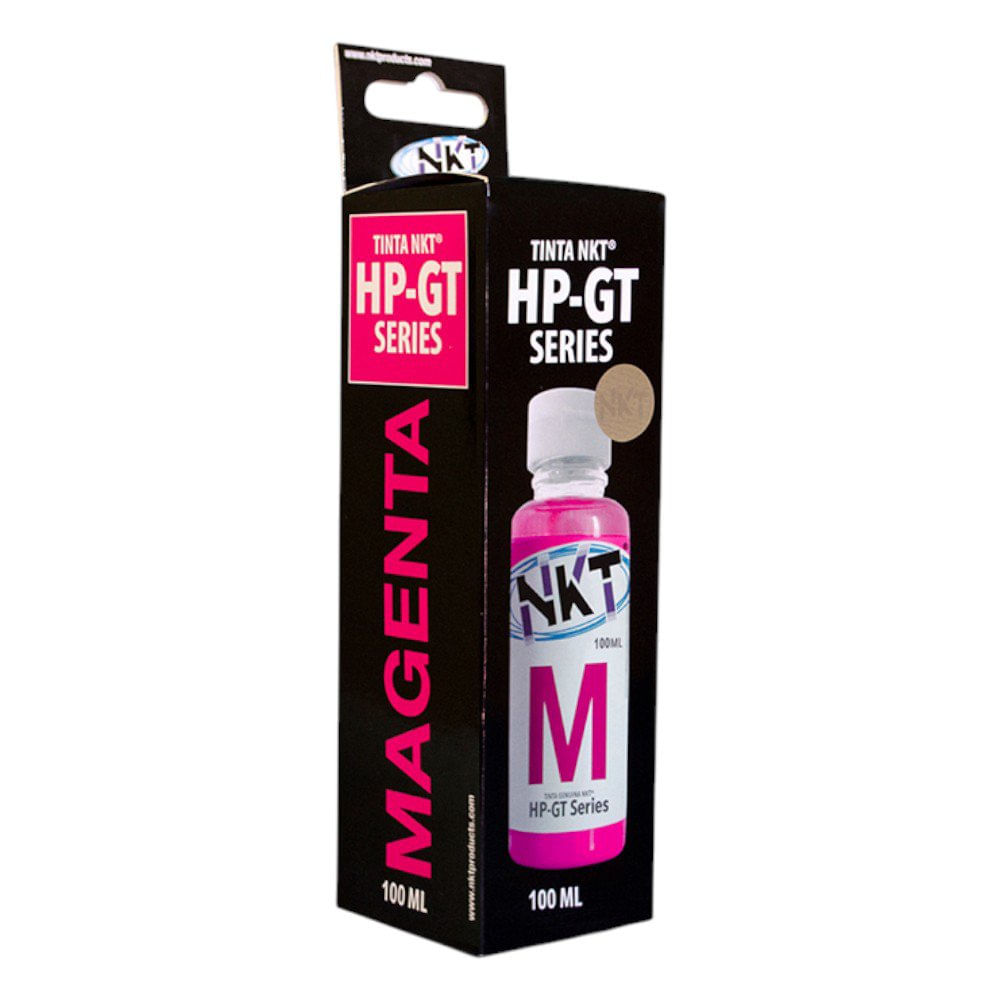 Tinta NKT 100 ml en Color Magenta para HP GT Series en Paquete de 3 Uds