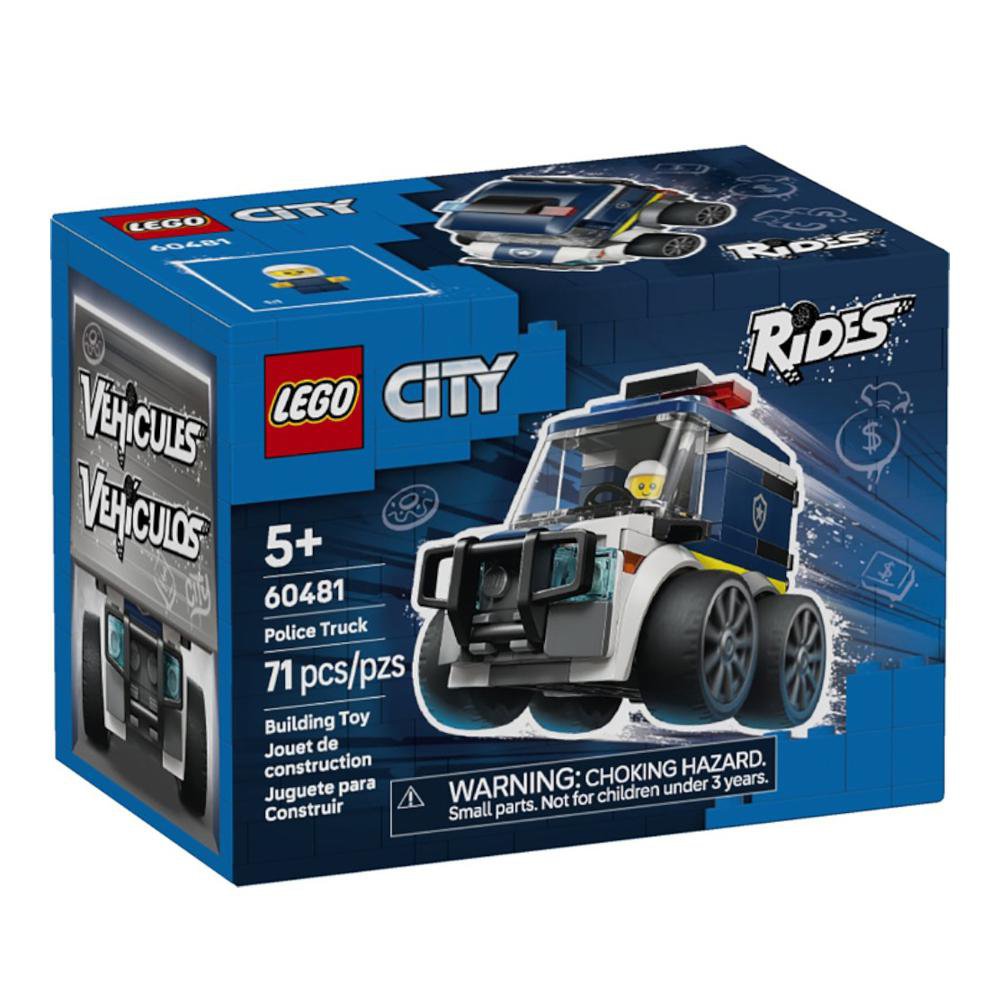 LEGO City Rides Camión de Policía #60481 de 71 Piezas