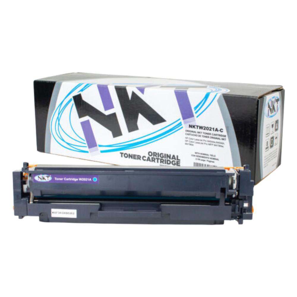 Tóner Original W2021A 202A con Chip para HP Color LaserJet Pro Color Cian