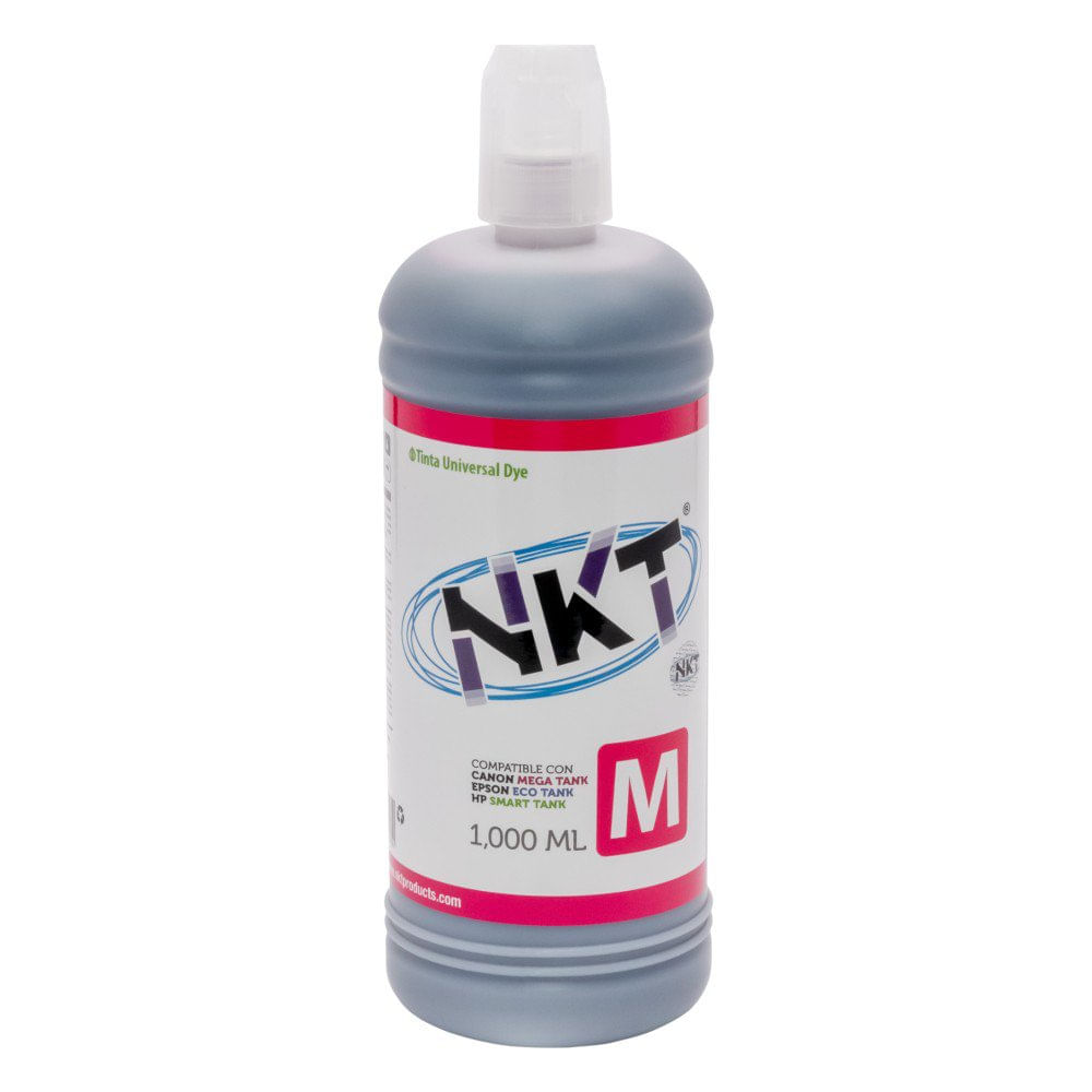 Tinta NKT de 1000 ml en Color Magenta Universal para Impresora