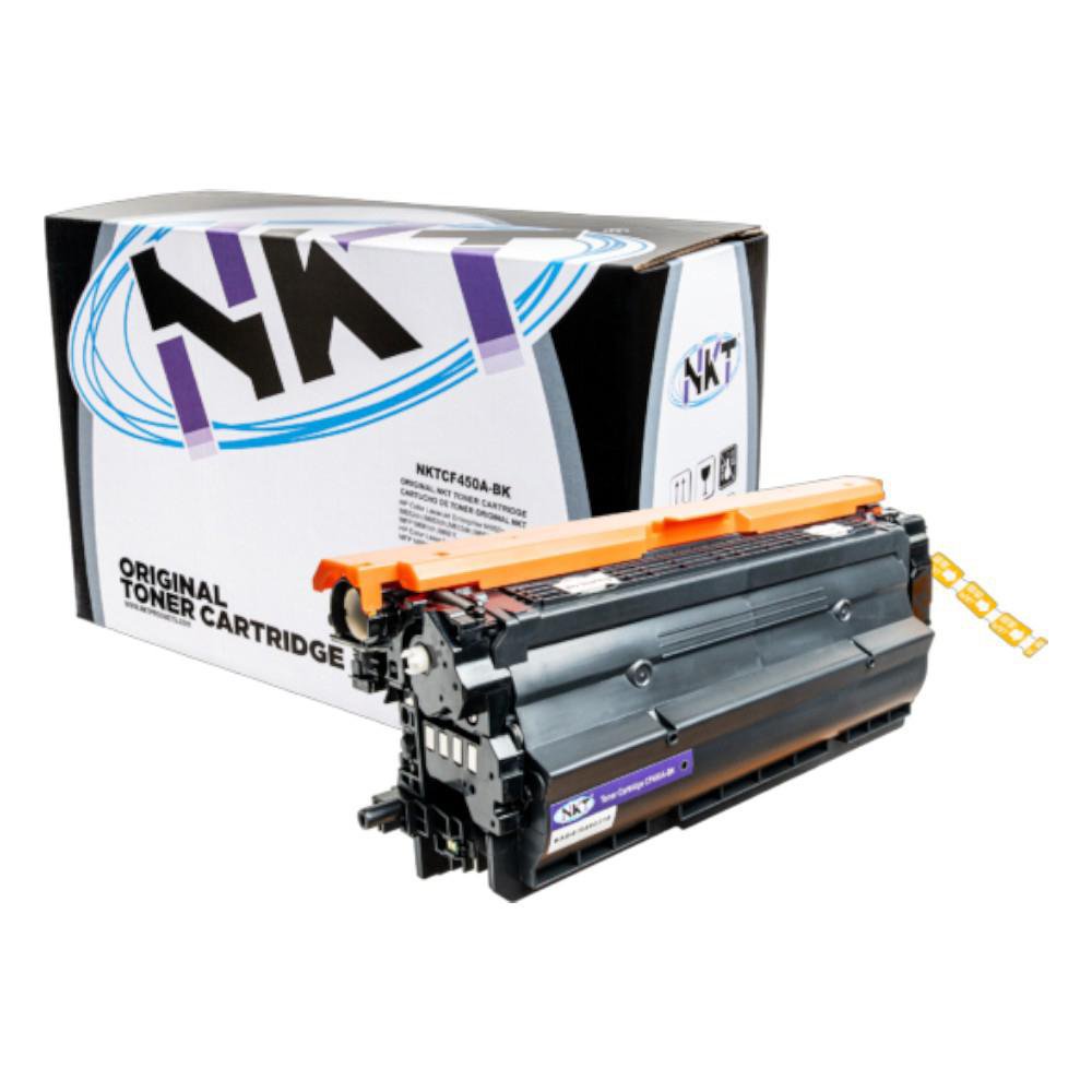 Cartucho de Tóner NKT Compatible HP CF450A 655A Negro con Chip 12,500 Páginas