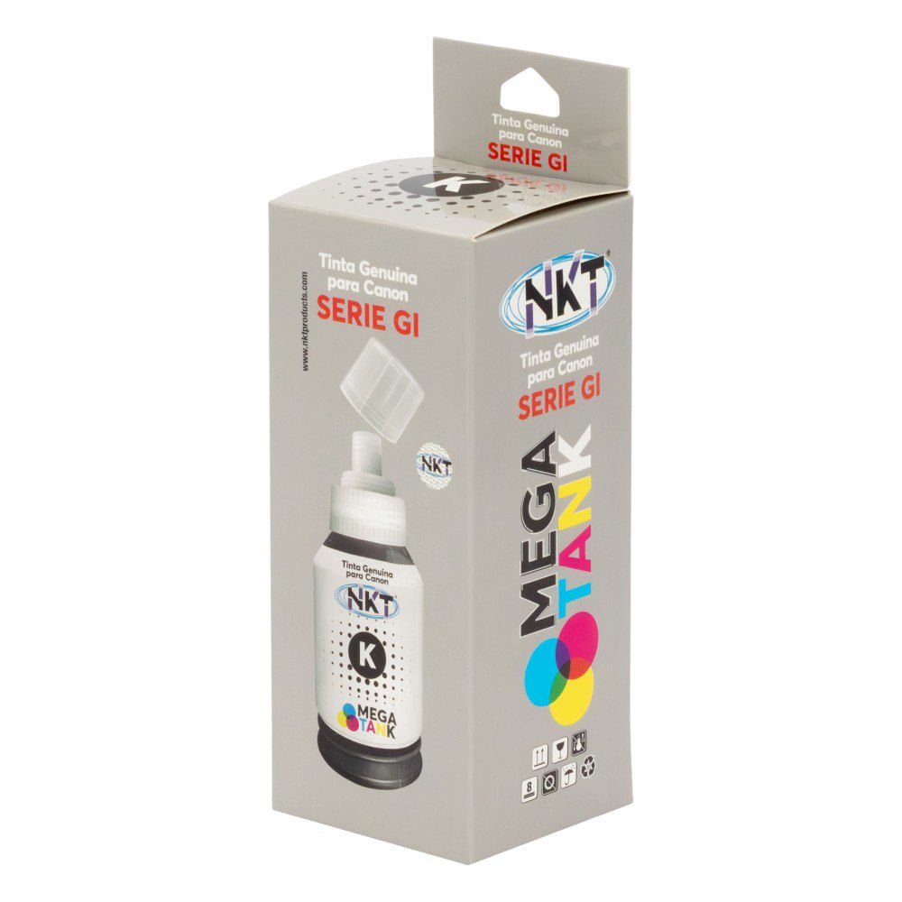 Tinta Dye NKT 135 ml MegaTank para Canon en Paquete de 3 Uds