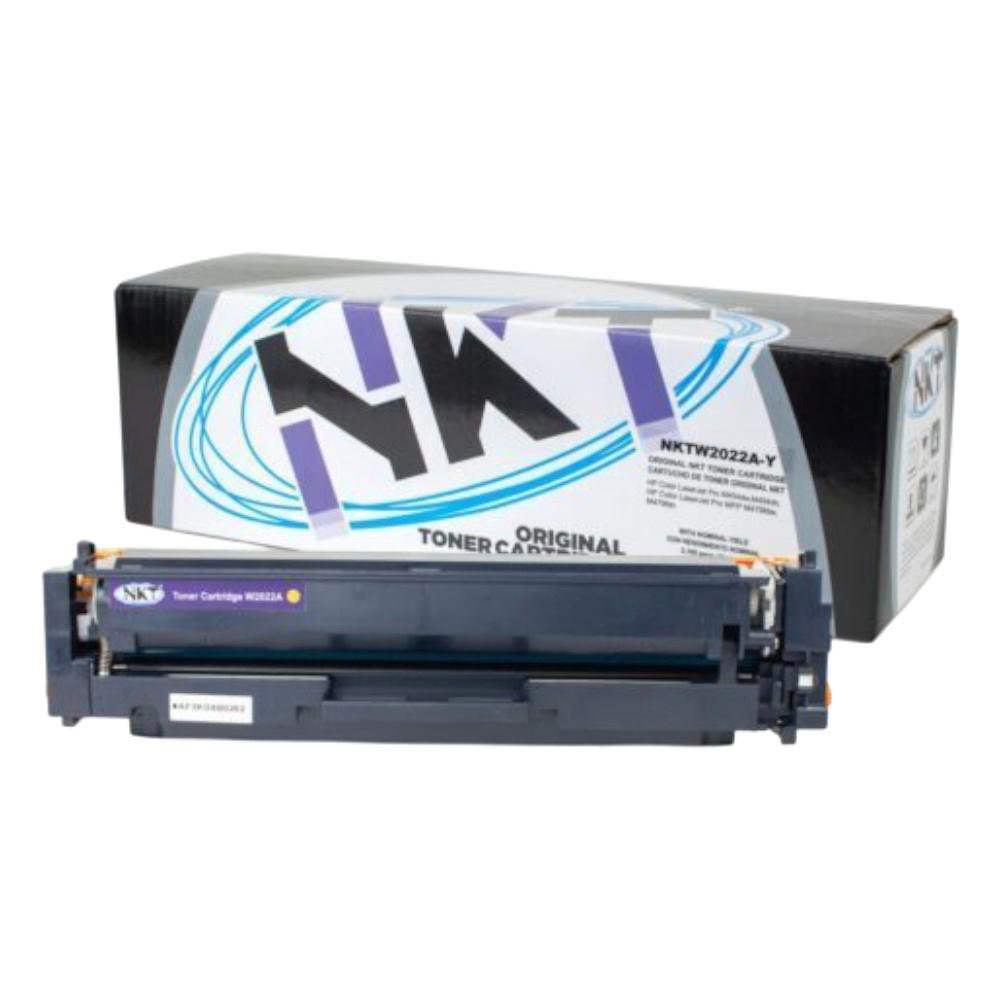 Tóner NKT Original W2022A 202A con Chip para HP Color LaserJet Pro Color Amarillo