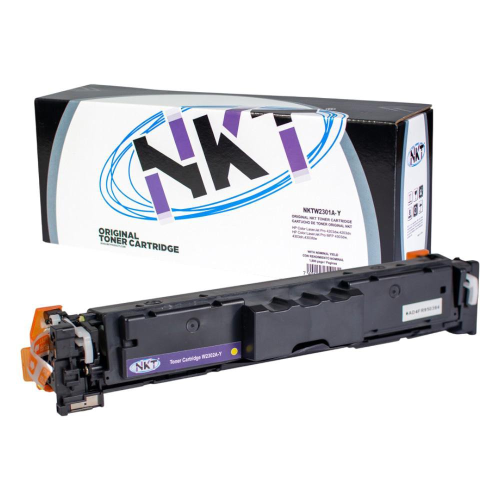 Tóner Original W2302A 130A con Chip para HP Color LaserJet Pro Color Amarillo