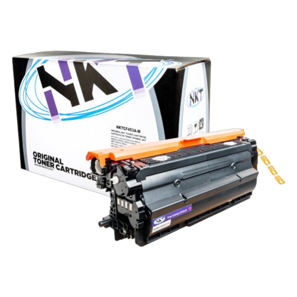 Cartucho de Tóner NKT Compatible HP CF453A 655A Magenta con Chip 2,300 Páginas