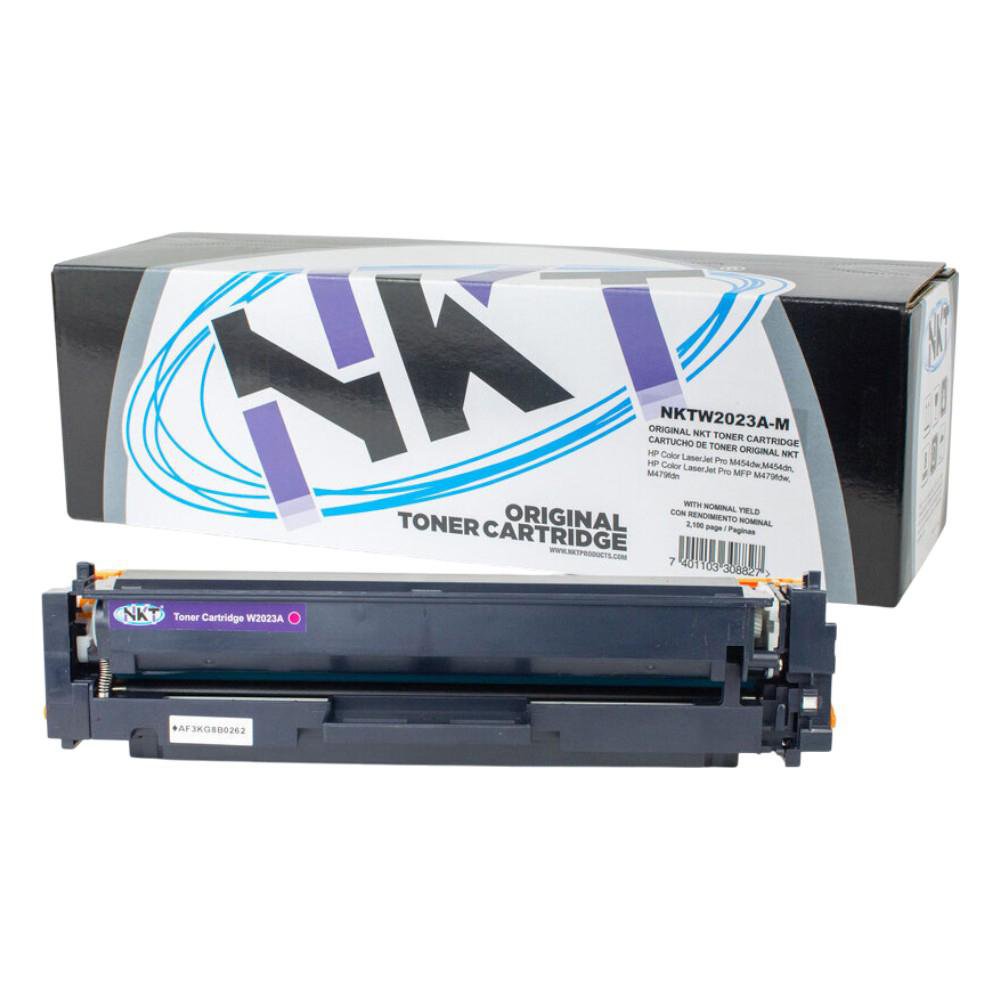 Tóner Original W2023A 202A con Chip para HP Color LaserJet Pro Color Magenta