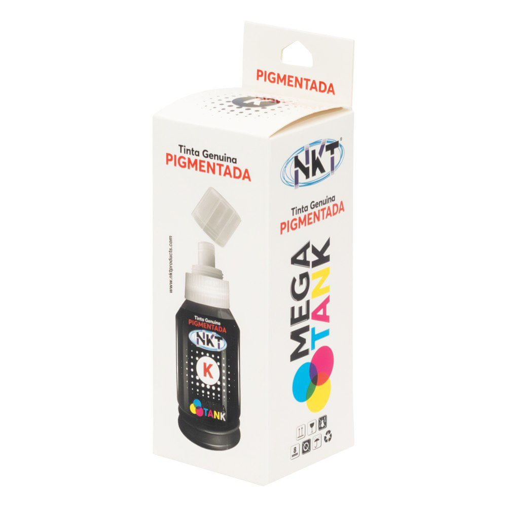Tinta Pigmentada NKT 135 ml MegaTank para Canon