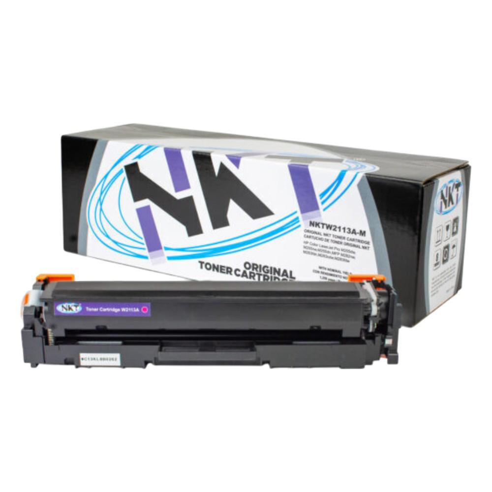 Tóner Original W2113A 206A con Chip para HP Color LaserJet Pro Color Magenta