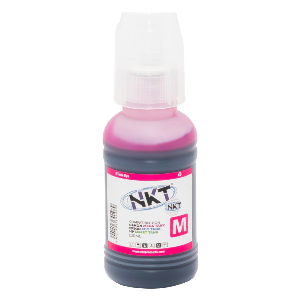 Tinta NKT Universal Magenta 100 ml en Paquete de 3 Unidades para Impresoras