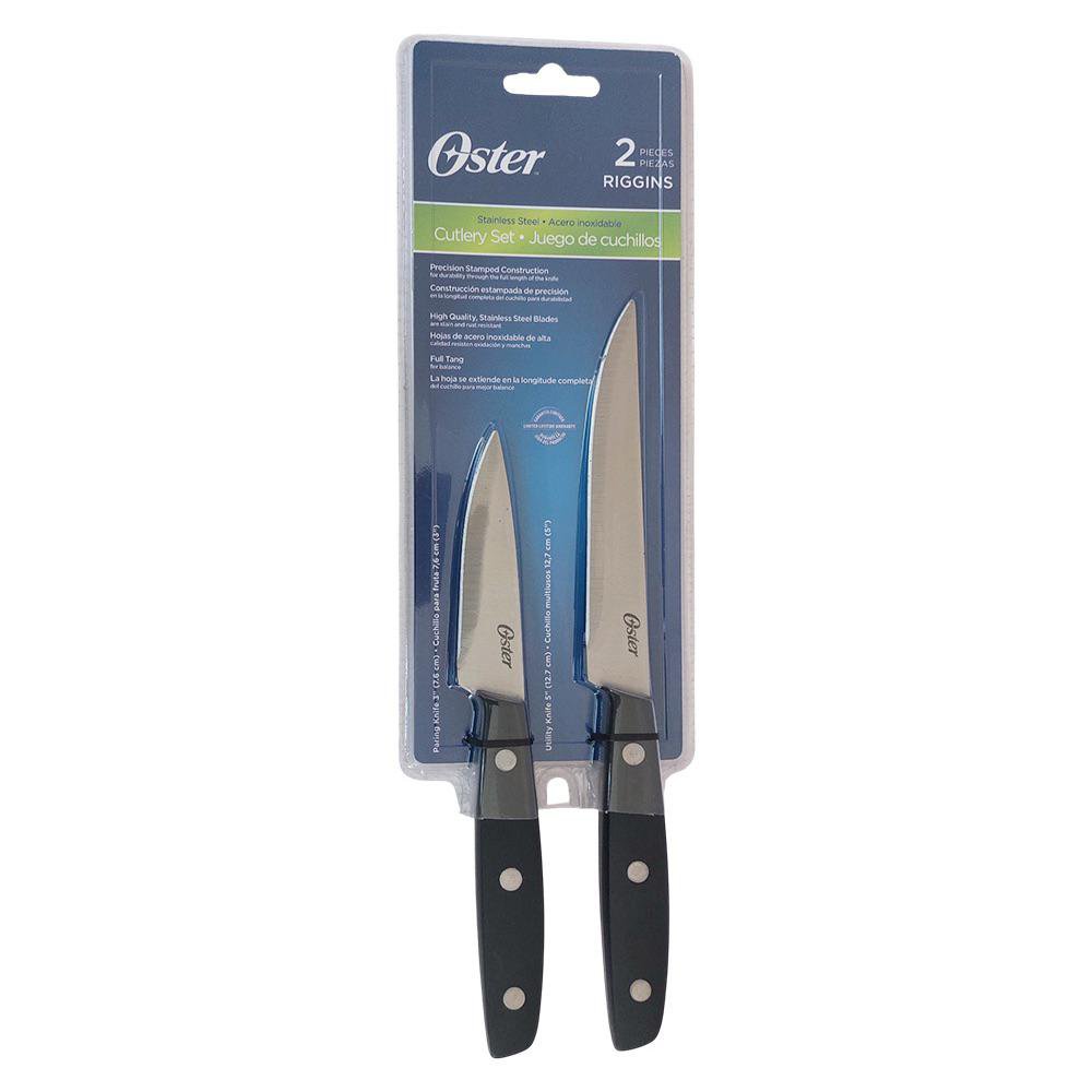 Set de 2 Cuchillos de 8.9 y 12.7 cm de Acero Inoxidable