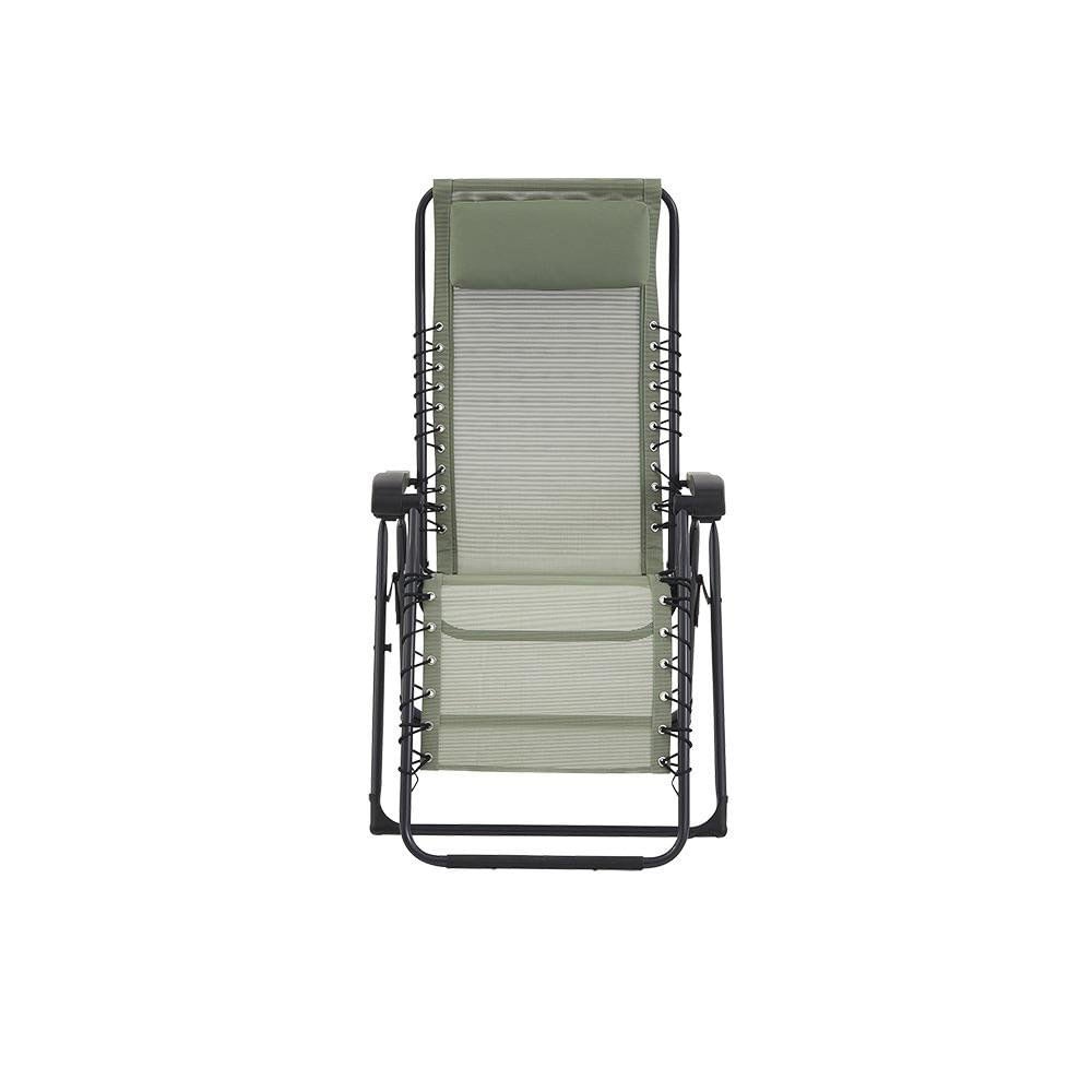 Silla de Jardín Gravedad Cero II de 87 x 110 x 66 cm Color Verde
