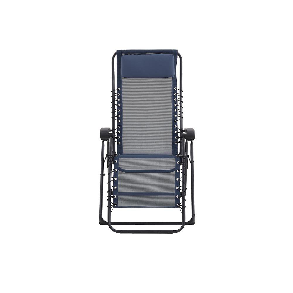 Silla de Jardín Gravedad Cero II de 87 x 110 x 66 cm Color Azul