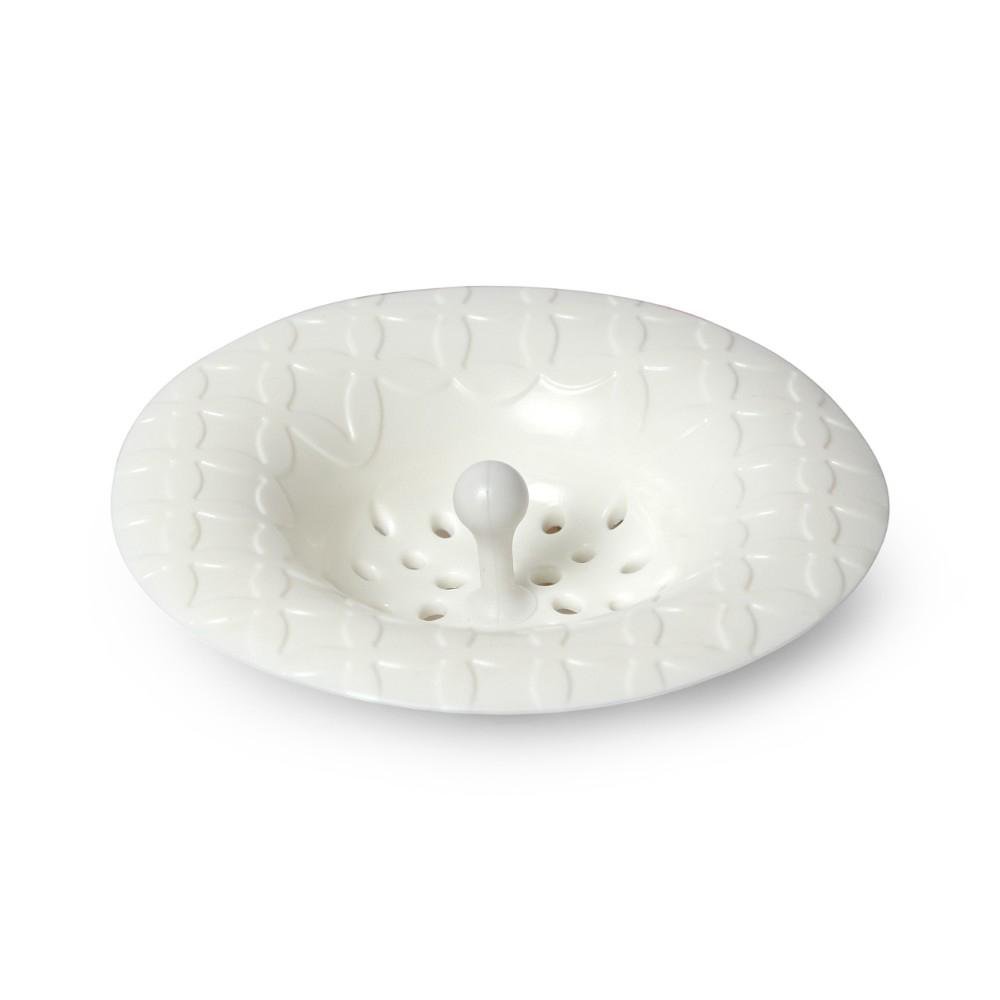 Colador para Lavaplatos de Silicona Color Blanco