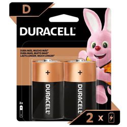 Batería Alkalina D 2 Pzs - Duracell