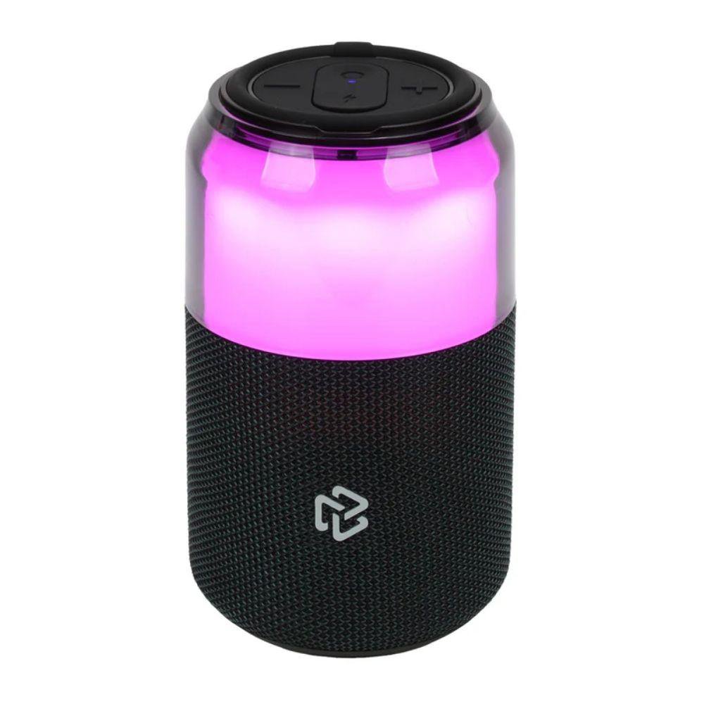 Bocina Inalámbrica Portátil STF Bolt con Luz LED en Color Negro Bocina Inalámbrica Portáti…
