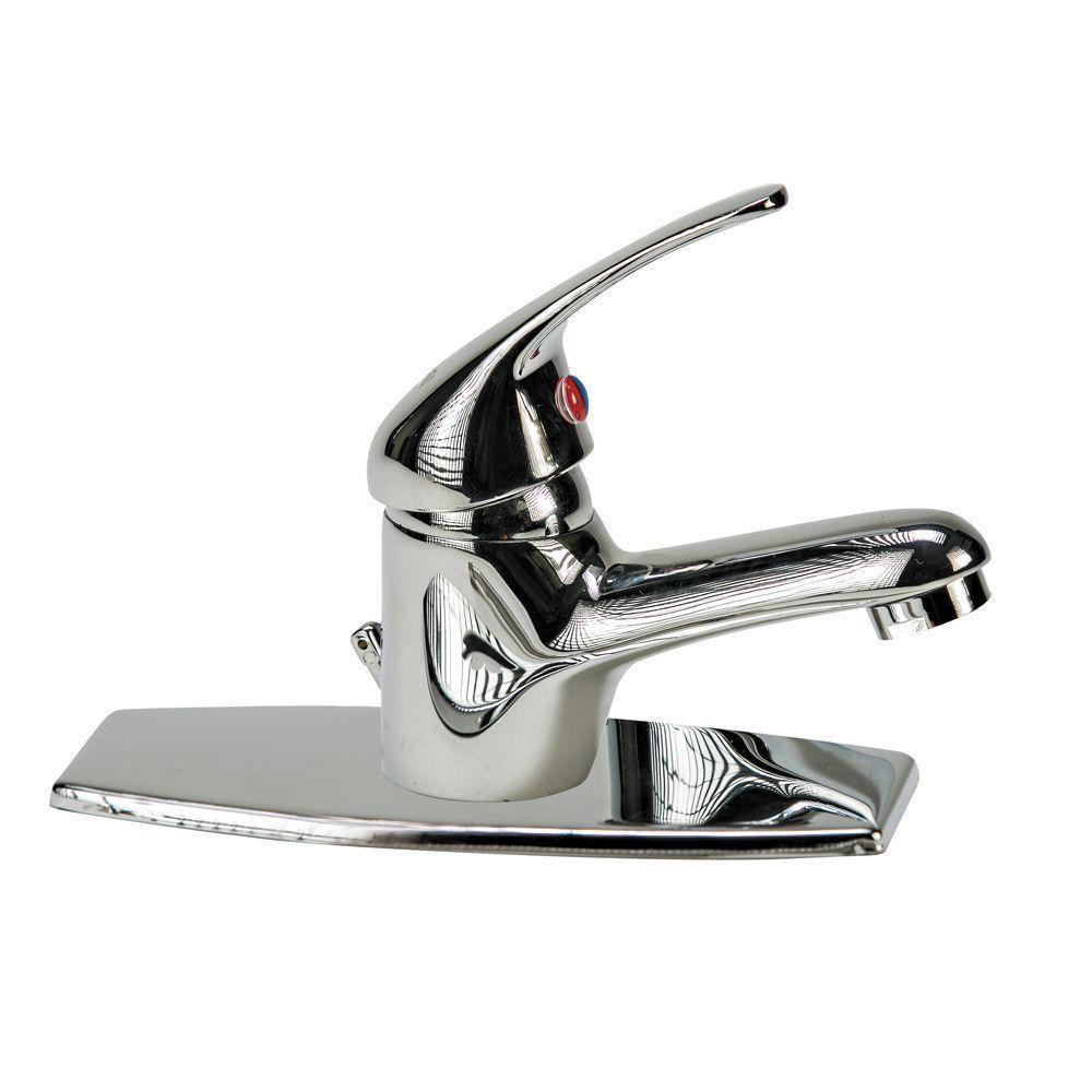 Grifo para Lavamanos Monomando Corto Cromo Aqua