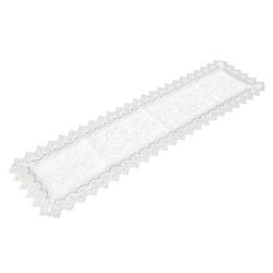 Camino De Mesa 40X135 Cms Blanco Flores - Viva