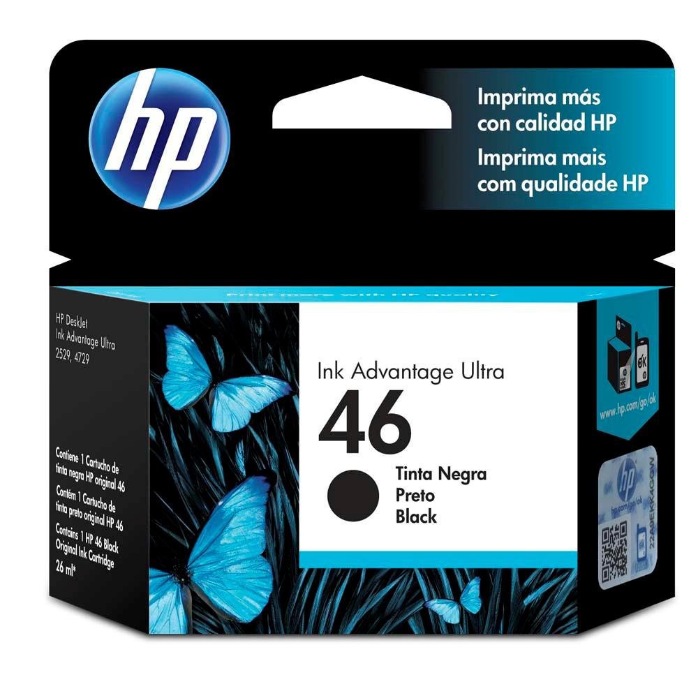 Cartucho de Tinta HP 46 Negro Ink Advantage Ultra