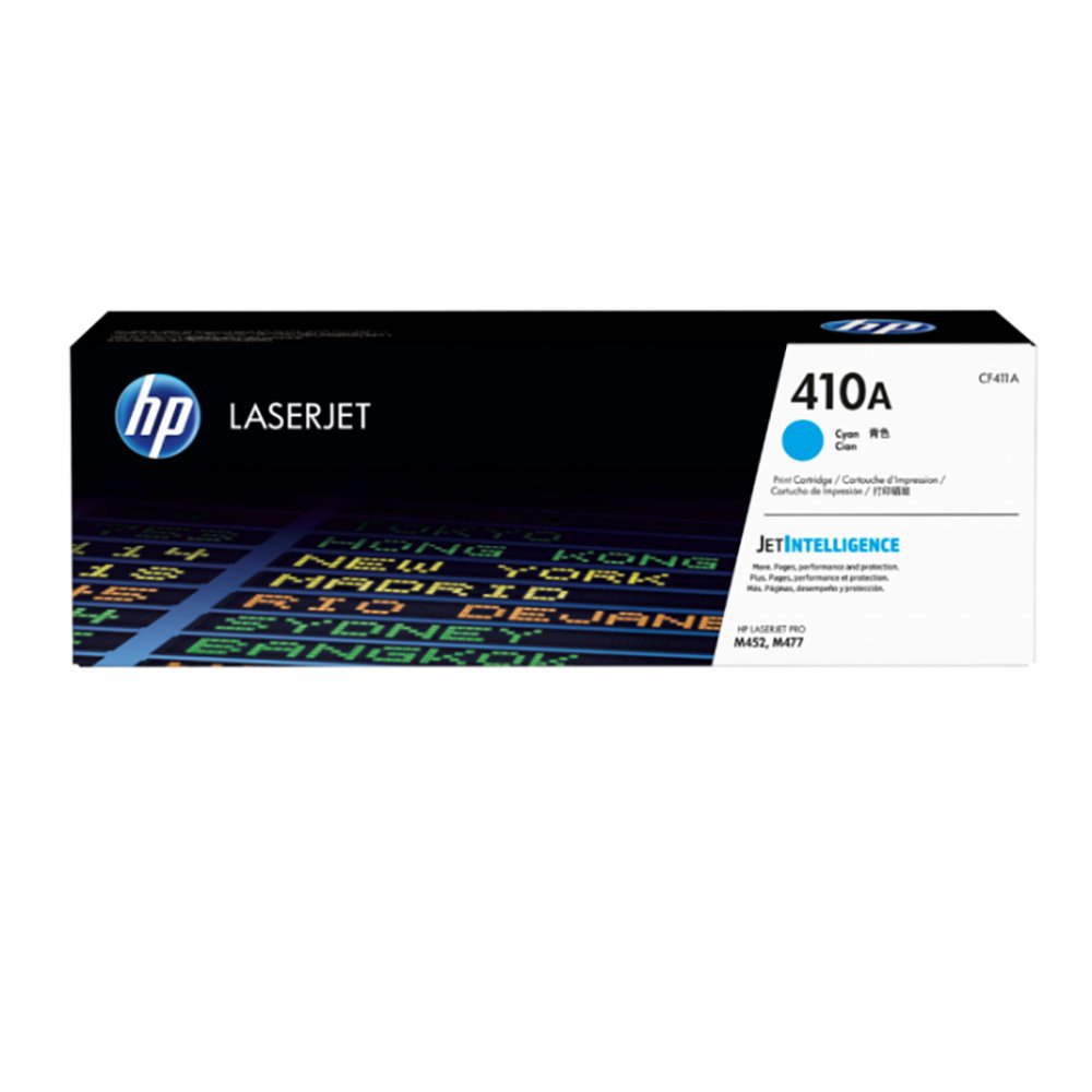 Tóner Original HP 410A Cian
